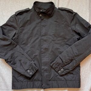 Calvin Klein green motorcycle jacket-size M(22x25.5)